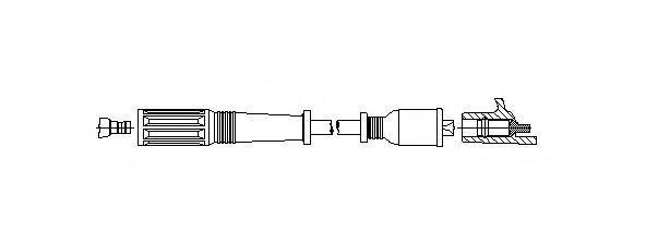 Провод зажигания 725/45 BREMI