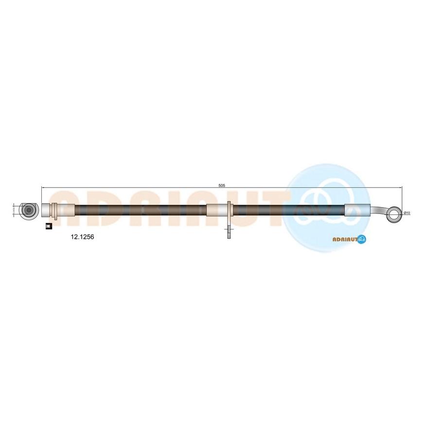 Шланг тормозной пер.HR-V 99- 12.1256 ADRIAUTO
