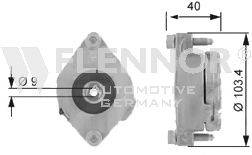 Натяжной ролик, поликлиновой  ремень FA99010 FLENNOR