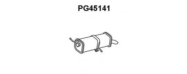 Глушитель выхлопных газов конечный PG45141 VENEPORTE