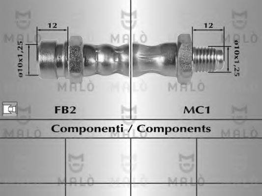 Тормозной шланг 8047 MALO