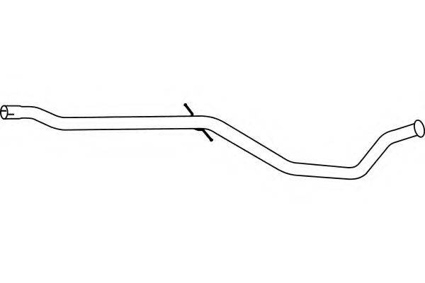 Труба выхлопного газа P4864 FENNO