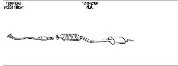 Система выпуска ОГ BWH05109A WALKER